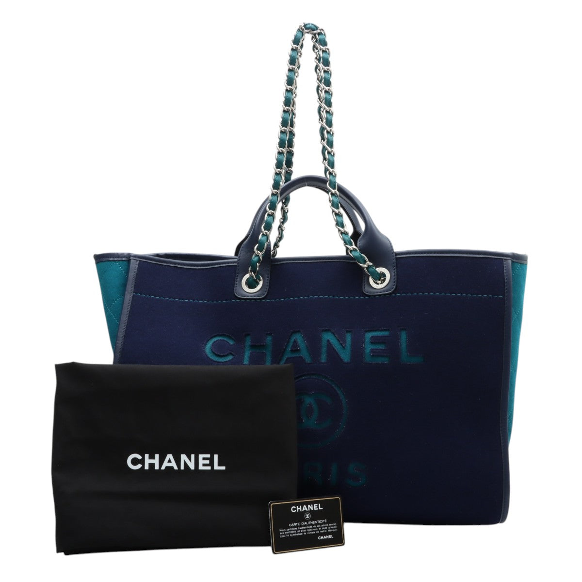 Made around 2019, Deauville GM in Navy/Emerald Green