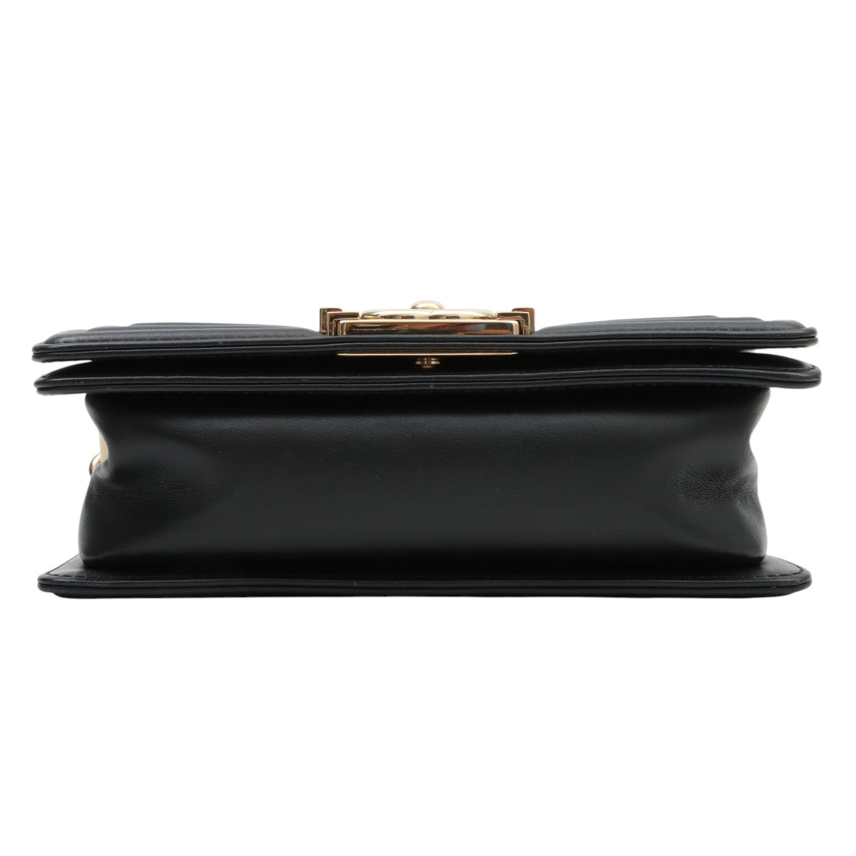 CHANEL Raffia Boy Chanel Chain Shoulder Bag, Black/Beige, manufactured around 2019