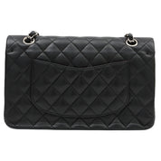 2005年頃製 クラシックフラップチェーンバッグ25cm ブラック