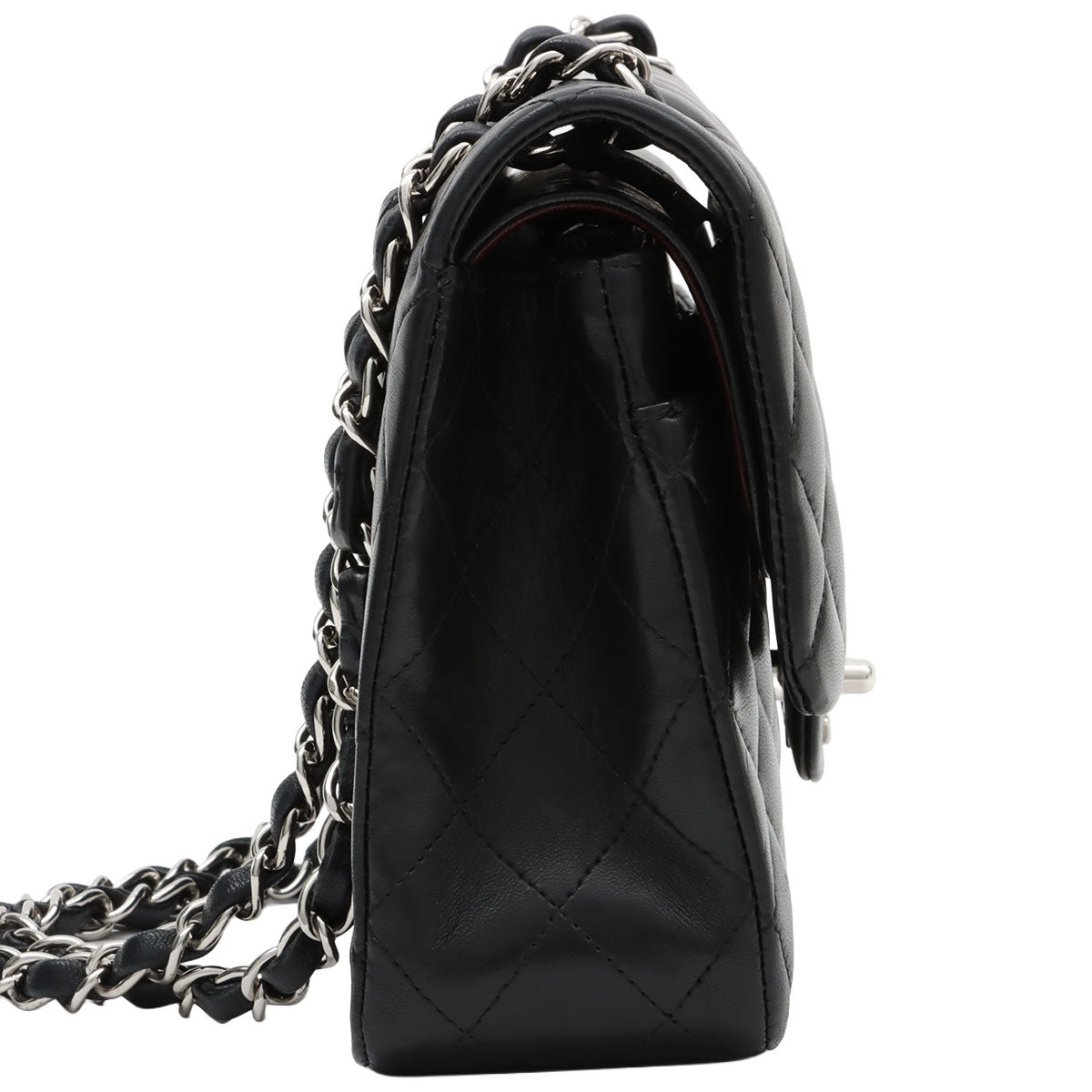 2005年頃製 クラシックフラップチェーンバッグ25cm ブラック