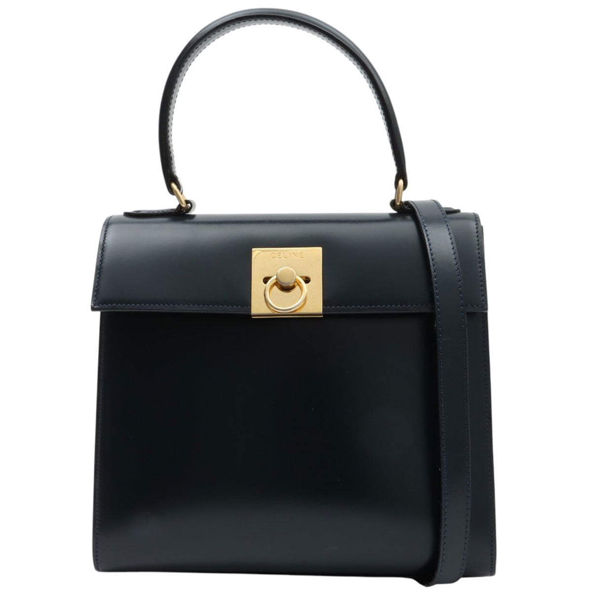 Logo Plate 2-Way Bag Black