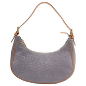Suede C Macadam Pattern Handbag Lavender