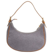 Suede C Macadam Pattern Handbag Lavender