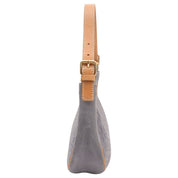 Suede C Macadam Pattern Handbag Lavender