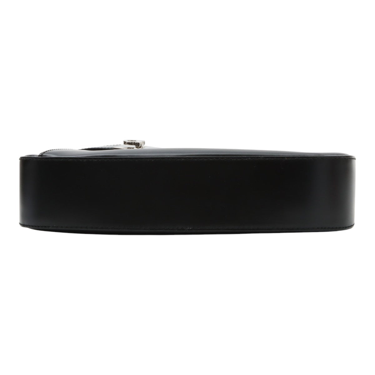 Gancini Plate One-Shoulder Bag in Black