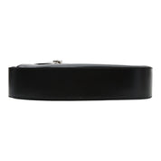 Gancini Plate One-Shoulder Bag in Black