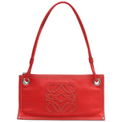 Anagram Stitch Shoulder Bag Red