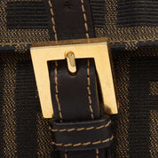 FF Zucca pattern handbag in brown