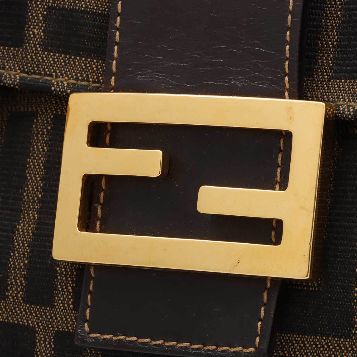 FF Zucca pattern handbag in brown