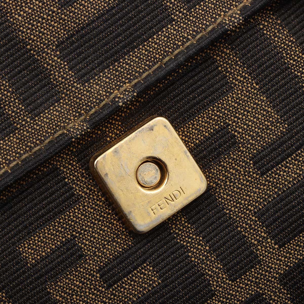 FF Zucca pattern handbag in brown