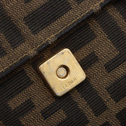 FF Zucca pattern handbag in brown