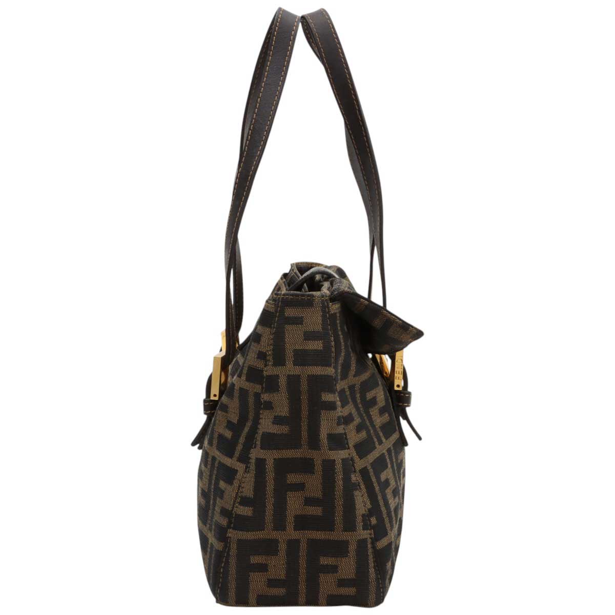 FF Zucca pattern handbag in brown