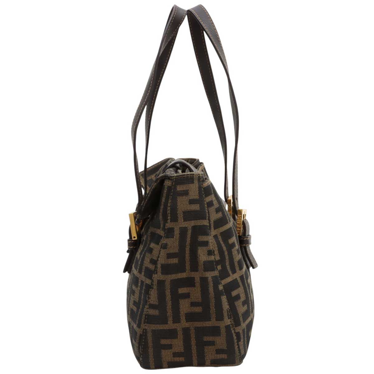 FF Zucca pattern handbag in brown