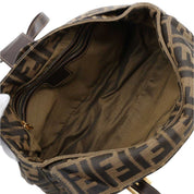 FF Zucca pattern handbag in brown