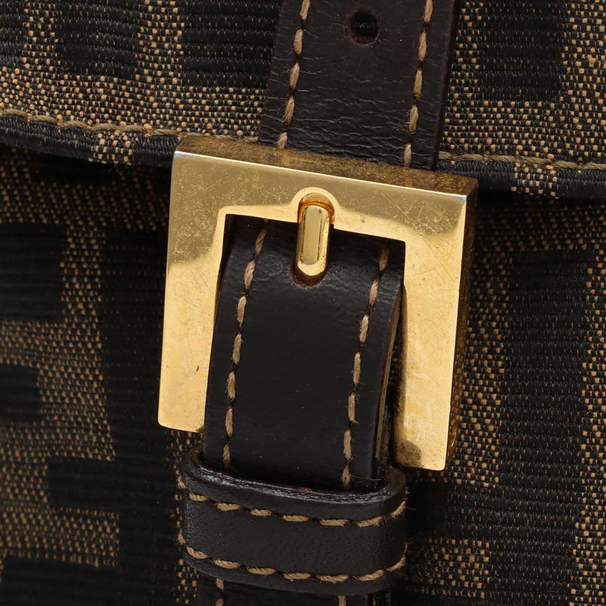 FF Zucca pattern handbag in brown