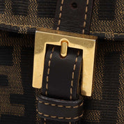 FF Zucca pattern handbag in brown