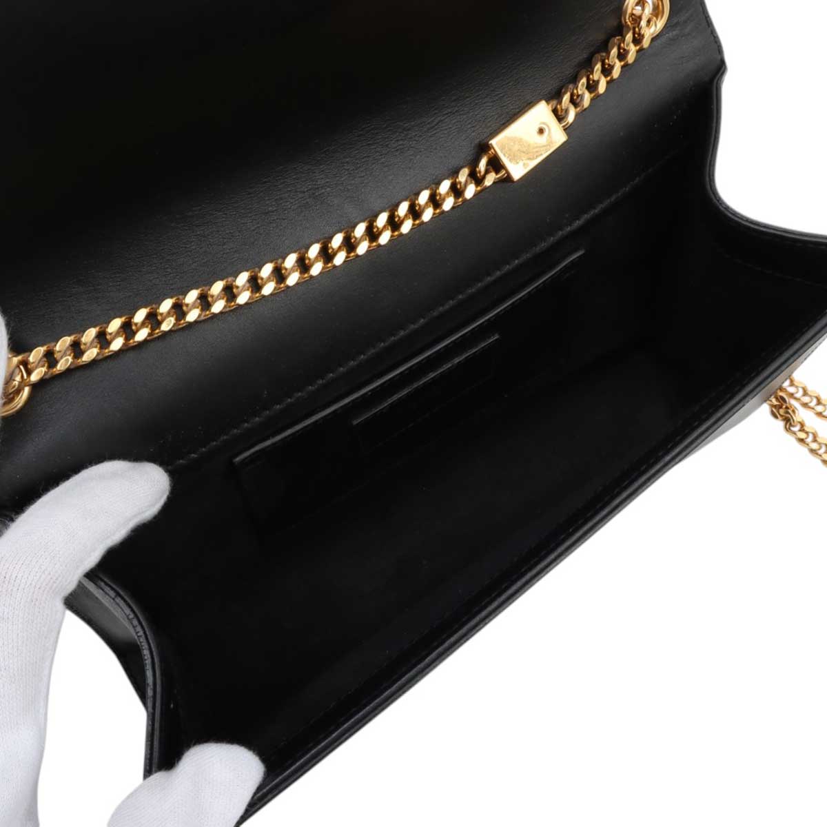 Kate Tassel Chain Shoulder Bag Black