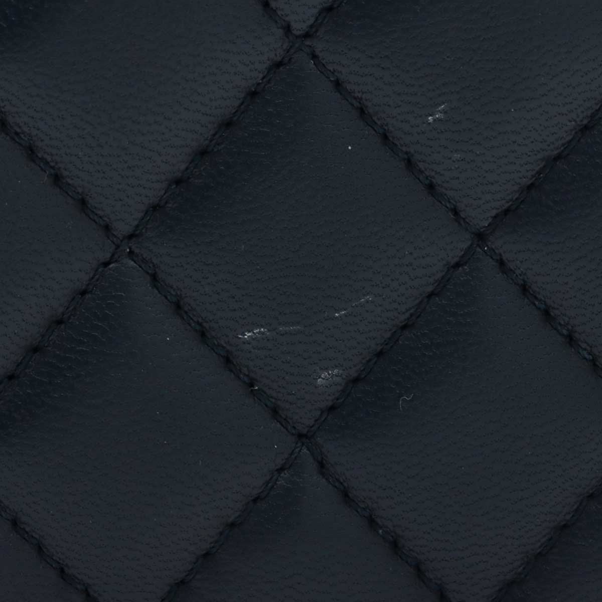 Circa 2013 CC Turn-lock Chain Shoulder Bag Mini, Navy