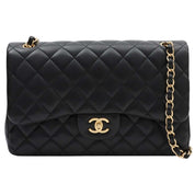 Classic Flap Chain Bag 30cm Black, manufactured around 2016