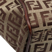 FF Zucchino Pattern Tote Bag Beige/Brown