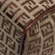 FF Zucchino Pattern Tote Bag Beige/Brown