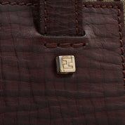 FF Zucchino Pattern Tote Bag Beige/Brown