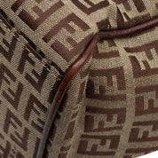 FF Zucchino Pattern Tote Bag Beige/Brown