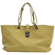 Intrecciato Tote Bag - Yellow