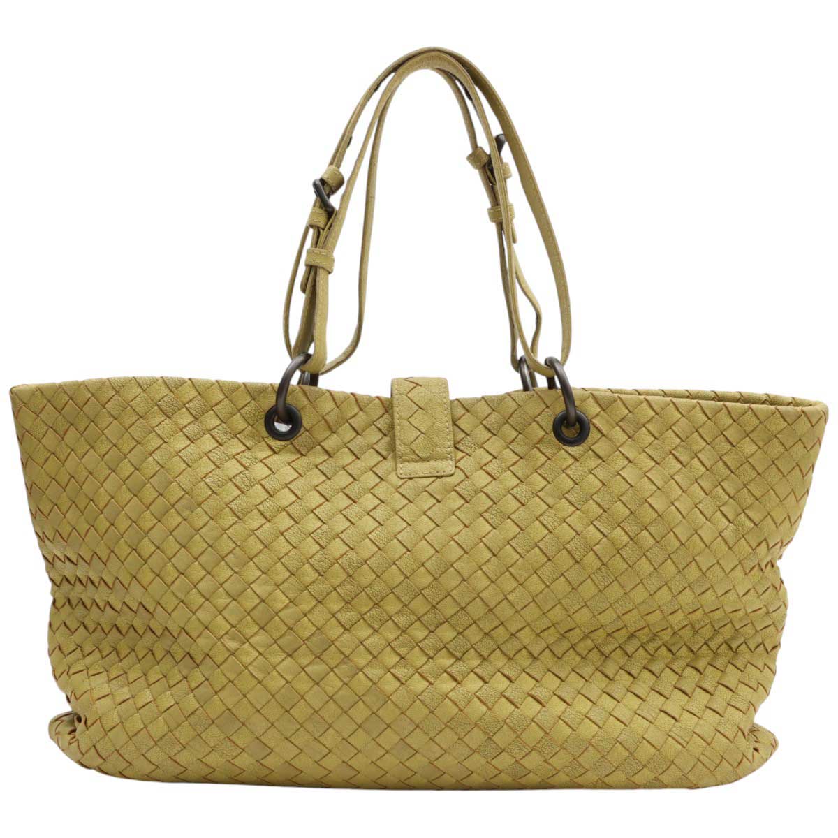 Intrecciato Tote Bag - Yellow