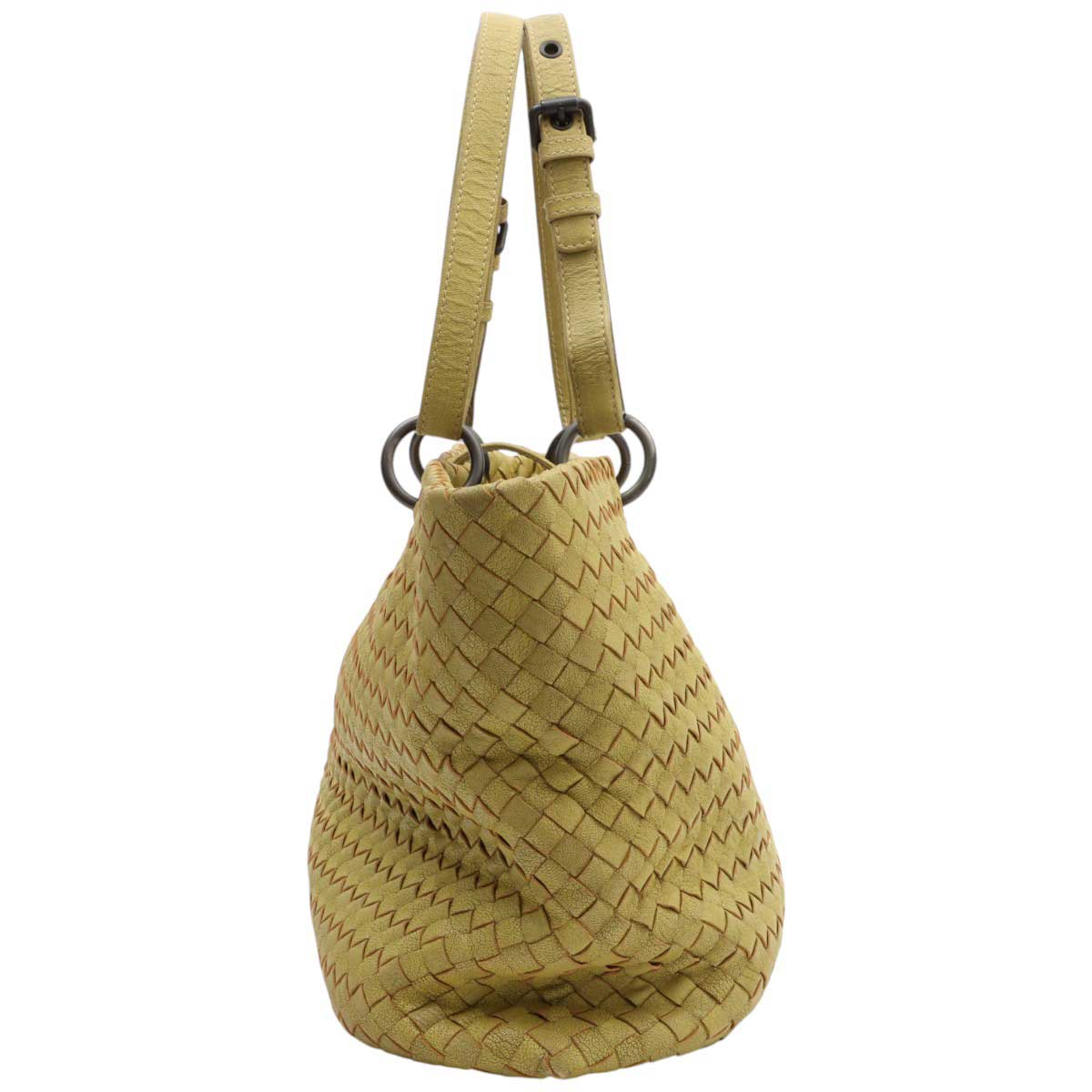 Intrecciato Tote Bag - Yellow