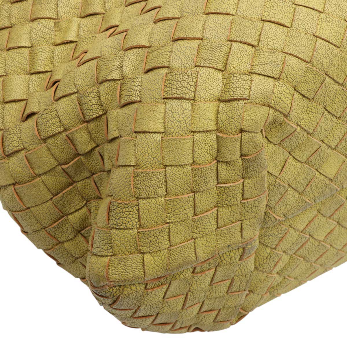 Intrecciato Tote Bag - Yellow