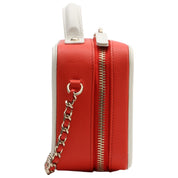 2018 Caviar Skin CC Filigree 2-way Bag Blue/Red/White