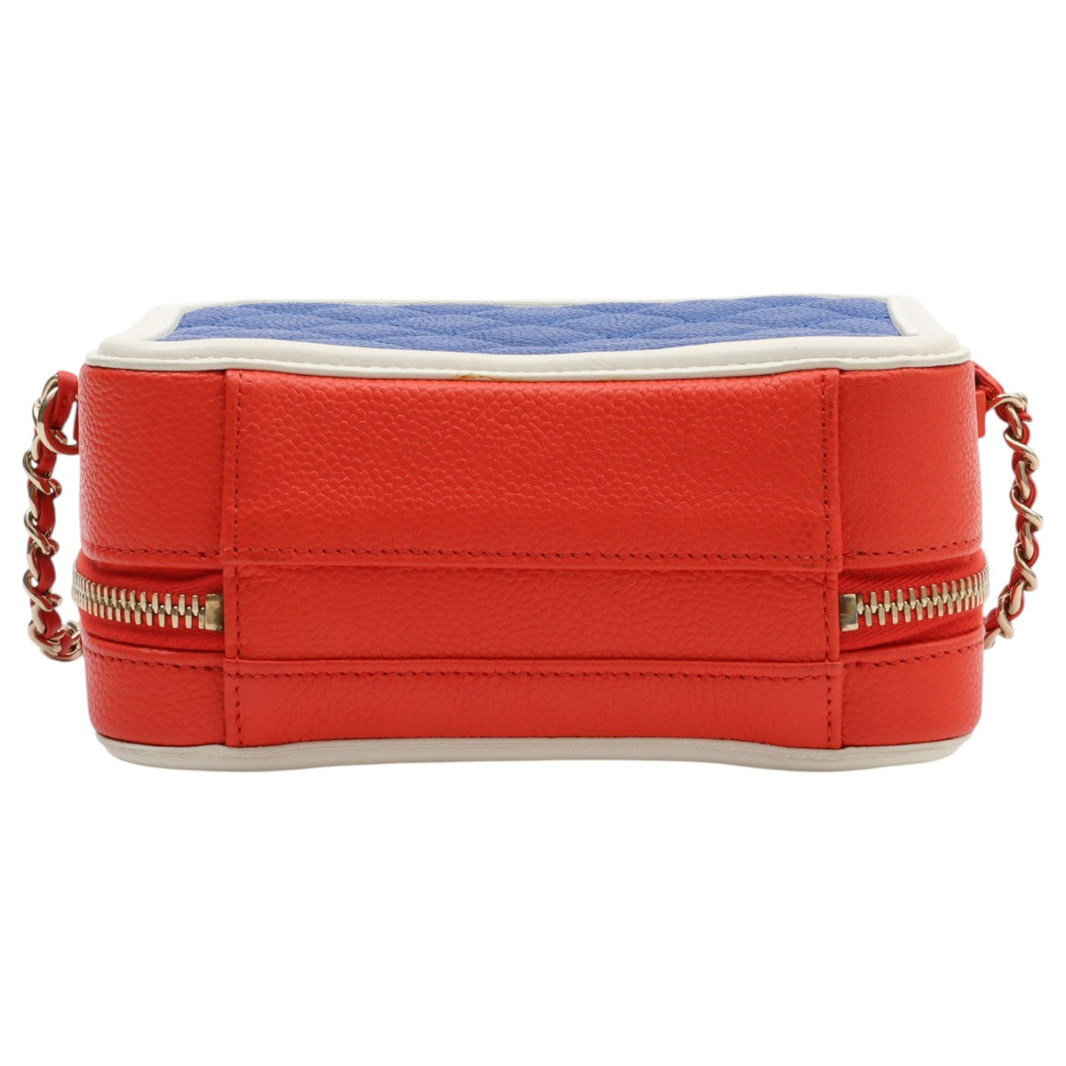 2018 Caviar Skin CC Filigree 2-way Bag Blue/Red/White