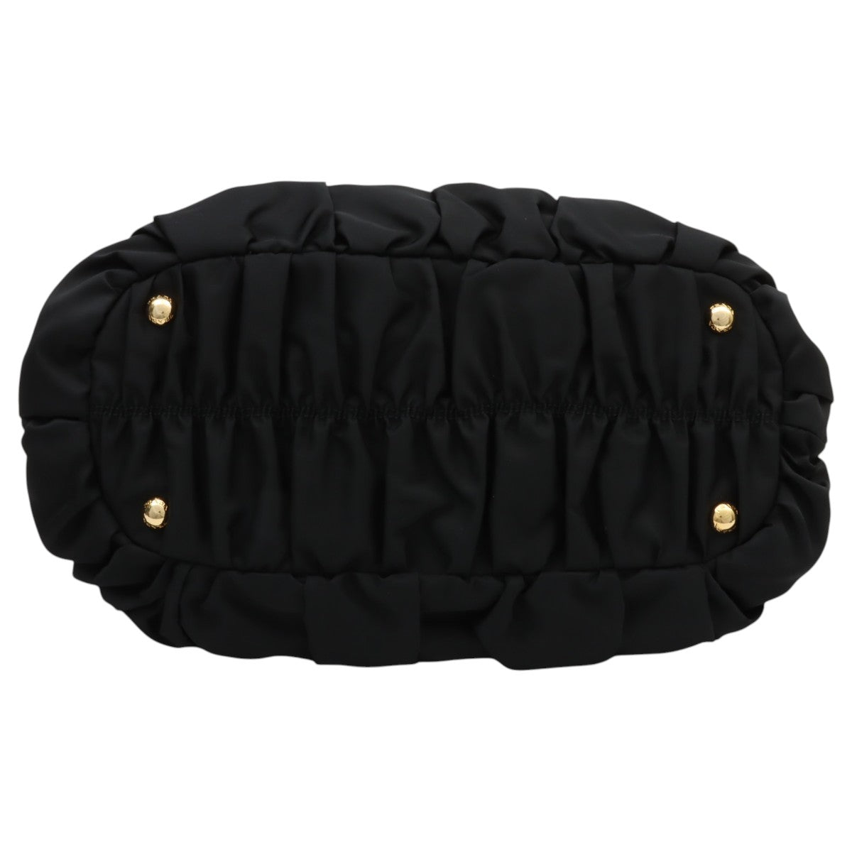 Nylon Logo Plate 2-Way Bag Black