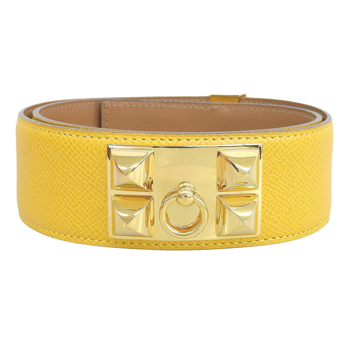 1985 Collier de Chien Belt in Jaune Ambre