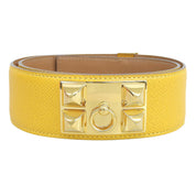 1985 Collier de Chien Belt in Jaune Ambre