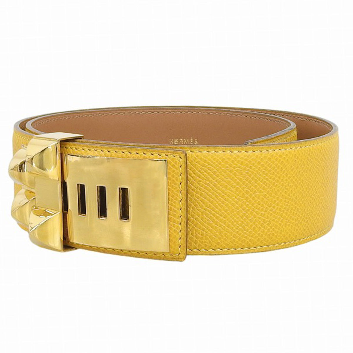 1985 Collier de Chien Belt in Jaune Ambre