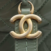 Gabrielle de Chanel Chain Shoulder Bag, Green, circa 2017