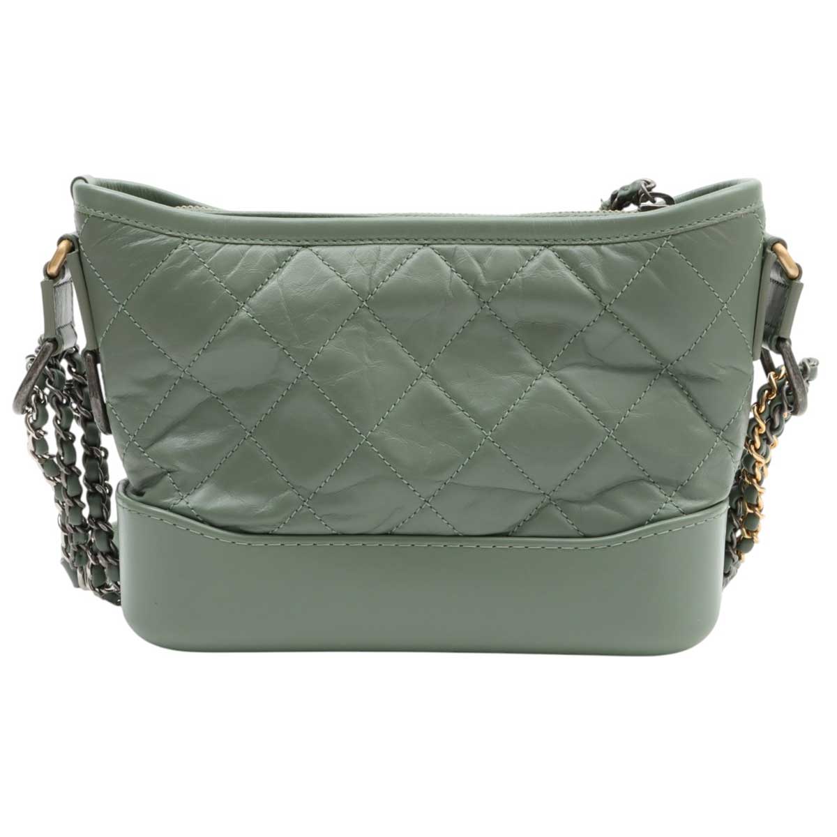 Gabrielle de Chanel Chain Shoulder Bag, Green, circa 2017
