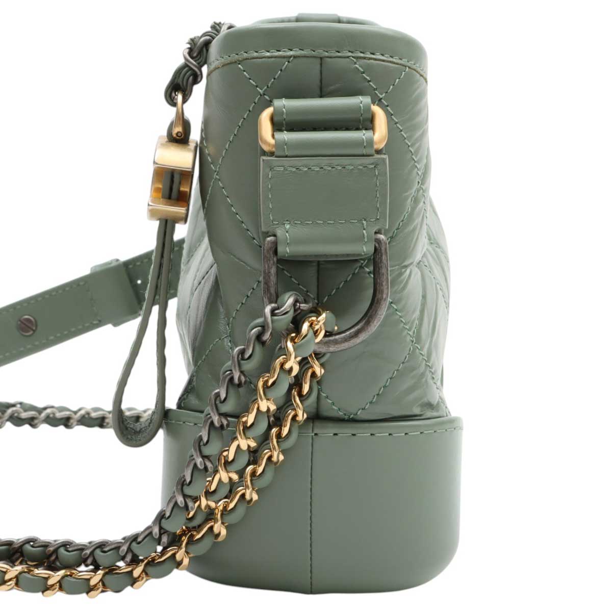Gabrielle de Chanel Chain Shoulder Bag, Green, circa 2017