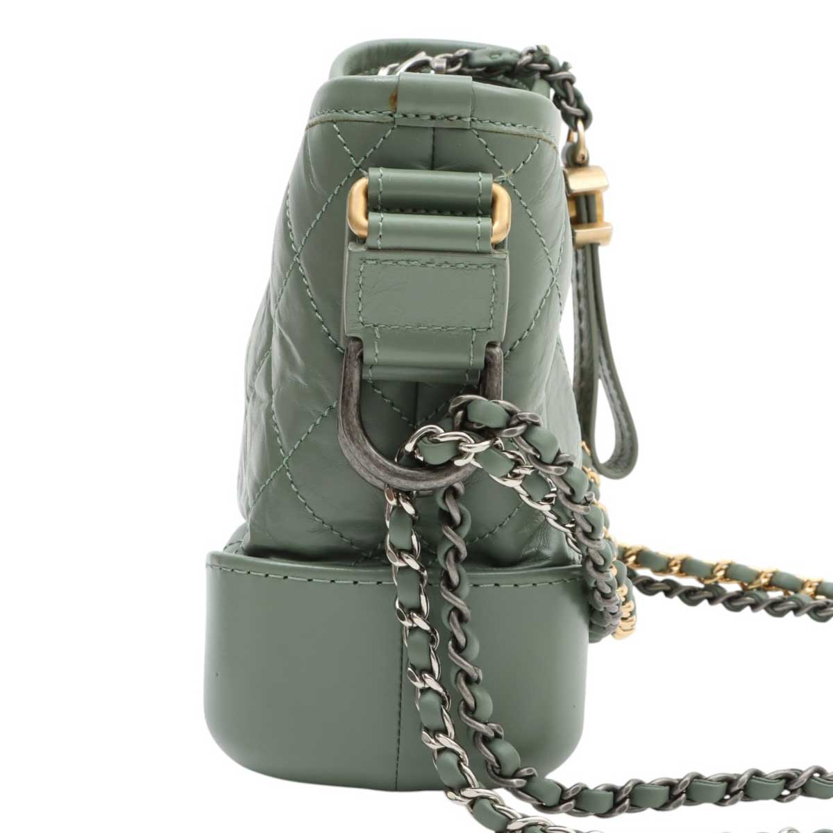 Gabrielle de Chanel Chain Shoulder Bag, Green, circa 2017