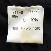 竹扣牛角大衣 #42 黑色