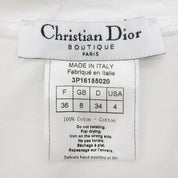 ジョン・ガリアーノ期 ロゴ半袖Tシャツ #36 ホワイト