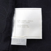 2001 Alpaca CC Mark Button Coat #40 Navy