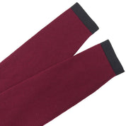 CC Turn-Lock Button Long Cardigan #40 Brown/Bordeaux