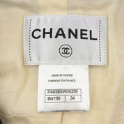 2013 Tweed Gripoix Button Jacket #34 Ivory