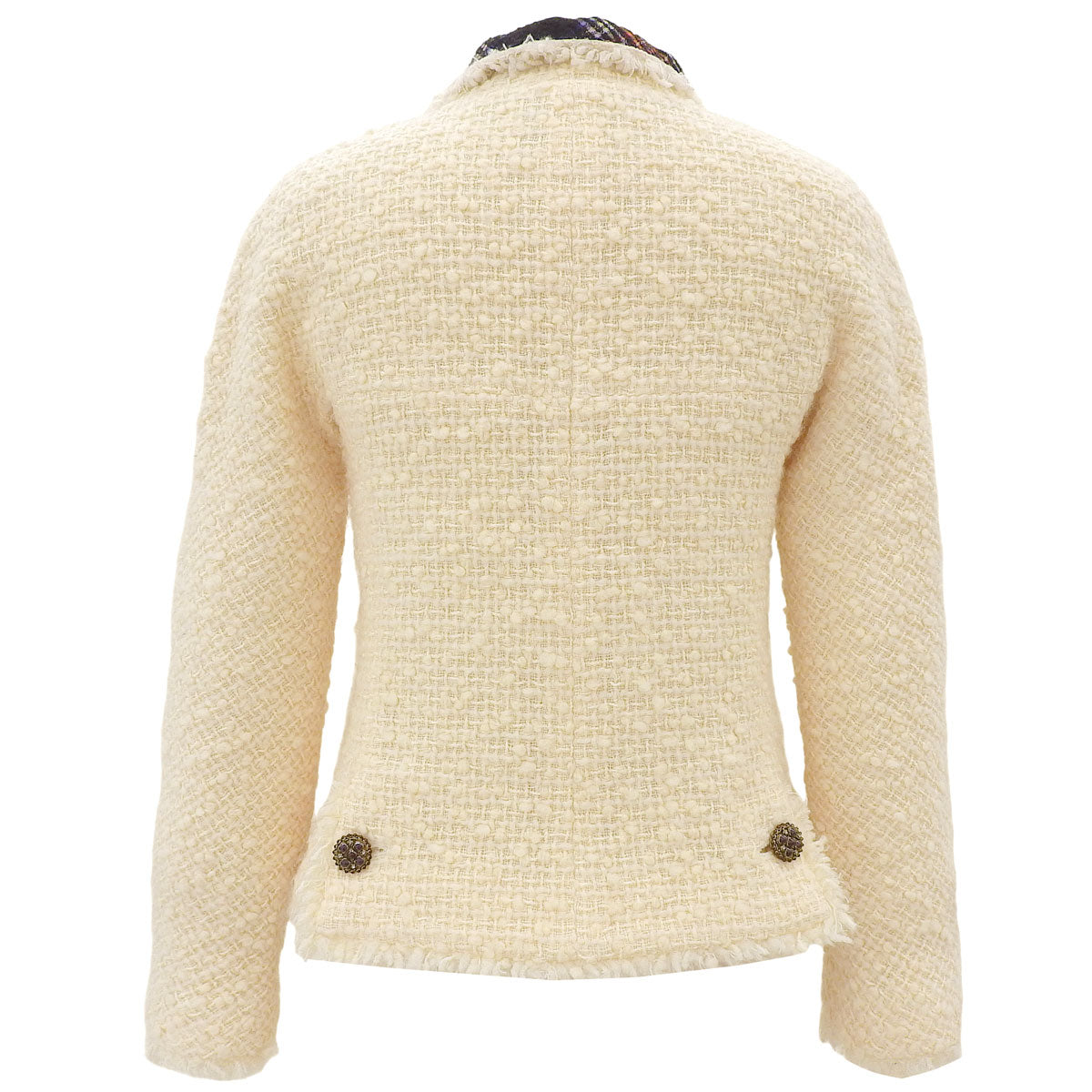 2013 Tweed Gripoix Button Jacket #34 Ivory