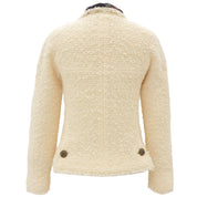 2013 Tweed Gripoix Button Jacket #34 Ivory