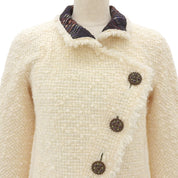 2013 Tweed Gripoix Button Jacket #34 Ivory