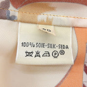 Arabian Horses Pattern Sleeveless Top #40 Beige/Orange